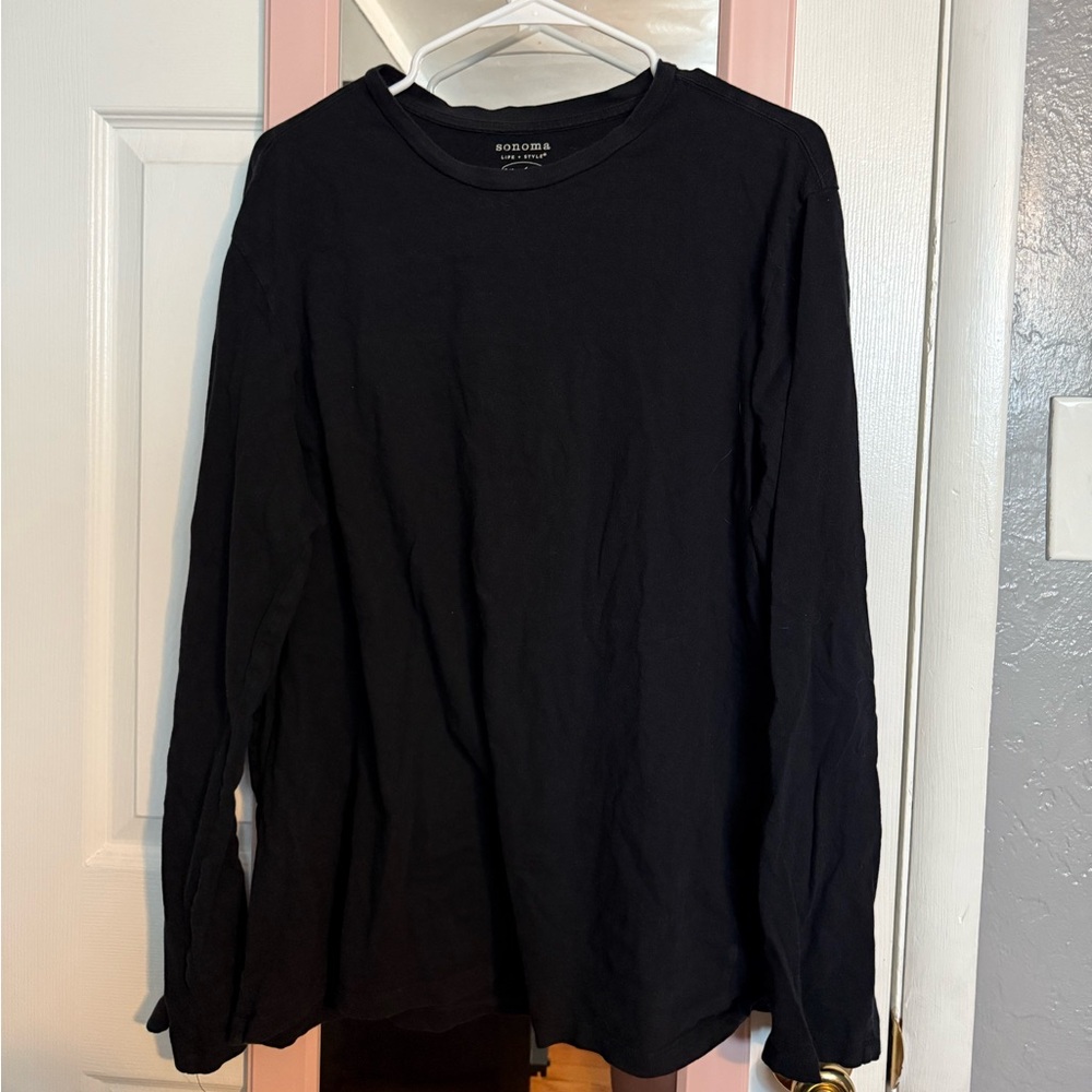 Sonoma Black Long Sleeve Men's Tee
